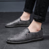 Lazy men's casual leather shoes