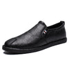 Lazy men's casual leather shoes
