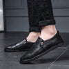 Lazy men's casual leather shoes