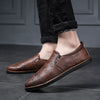 Lazy men's casual leather shoes