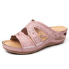 Embroidered sandals and slippers