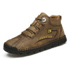 Outdoor sports non-slip leisure high-top leather shoes