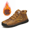 Outdoor sports non-slip leisure high-top leather shoes