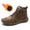 Cotton Boots Men's Large Size Cotton Shoes Men's Plus Velvet High Top