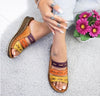 Fashion Casual Set Of Feet Women's Sandals And Slippers