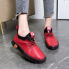 Women's Genuine Leather Oxford Soft Sole Comfortable Outdoor Walking Shoes