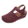 Retro sandals car line hole shoes non-slip