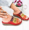 Fashion Casual Set Of Feet Women's Sandals And Slippers