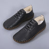 Women's Round Toe Lace-up Mother Soft-soled Flat Shoes