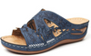 Embroidered sandals and slippers