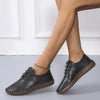 Women's Round Toe Lace-up Mother Soft-soled Flat Shoes